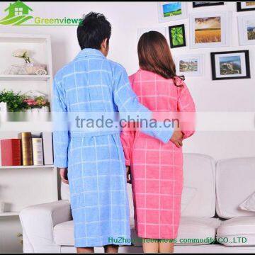 Custom size factory bathrobe,cotton bathing robe night robe robes for home SPA hotel