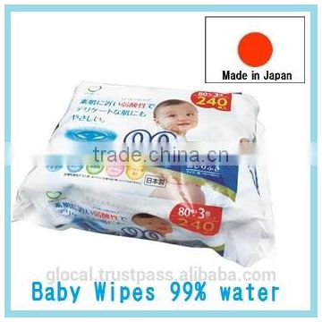 Japan Baby Wipes 99% water baby wipe 80sheets 3p/pack Wholesale