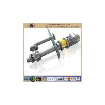 Vertical rubber lined slurry pump