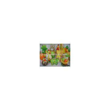 easter decorative gift candle