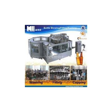 Glass bottle wine filling line