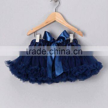 Navy Multilayer Gauze Bubble Tutu Skirt for Baby Party