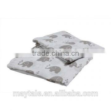 Muslin Fitted Crib Sheet With Certified Organic Cotton and Pre-washed photo-2