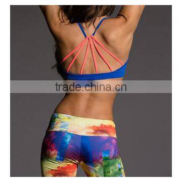 Custom Polyester Spandex Women Yoga Clothing Ladies Fitness Sports Wear