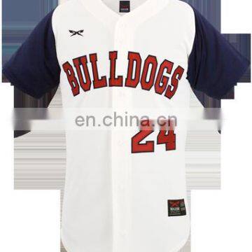 sublimation wholesale baseball jersey for men, men embroidery mesh polyester branded shirt