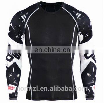 OEM fitness profession team man compression sports wear