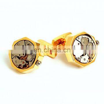 Watch Steampunk Cufflinks Mechanical Movement Watch Cufflinks photo-5