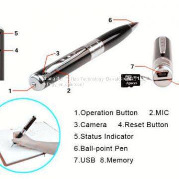 Wholesale High Quality Pen camera,Web camera,audio record, 1280*760/30fps camcorder pixels, video recording,photo taking