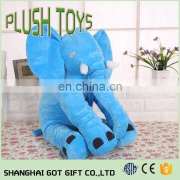 Baby Children Elephant Lumbar Pillow Long Nose Doll Pillow Soft Plush Stuff Toys