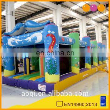 AOQI inflatable toys outdoor inflatable fun city game with free EN14960 certificate