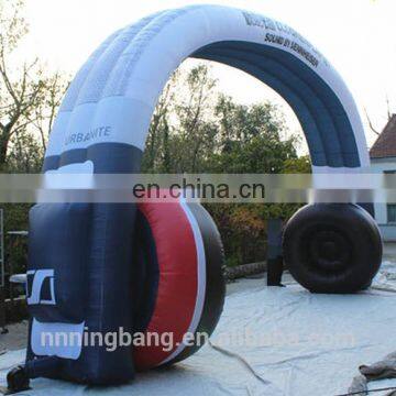 Giant Hot selling advertising/promotional replica inflatable earphone/headphone