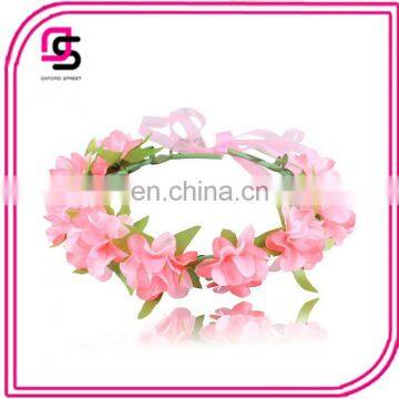 Newest Design Fashion Cloth Flower Headband Accessories for Beach Wedding photo-5