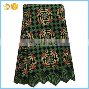 Most popular african wedding lace material swiss voile lace fabric cotton lace R16012203