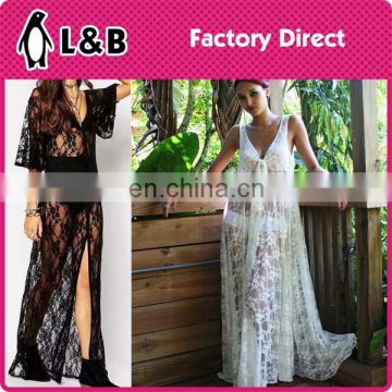 Fashions elegant Women Lace Long Maxi dress for summer