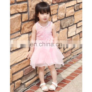 Cute Pink Flared Dress for kids