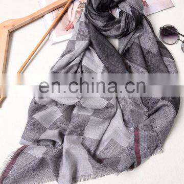 Scottish custom high quality fashion warm cashmere scarf