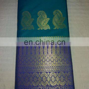 Wedding Dress Women's Dress Indian Saree Zari Work Pallu Silk Sari