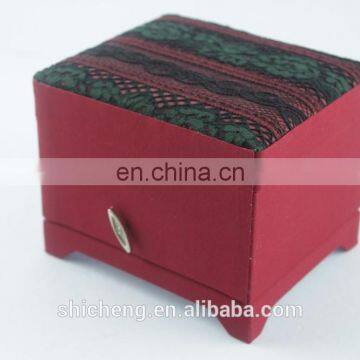 Bulk buy from china fabric material jewelry push button ballerina music box