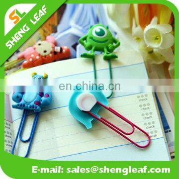 Fashion 3d pvc matel personal gift bookmark for children