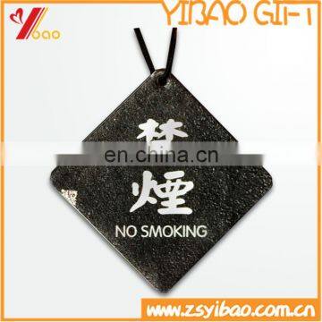 gift die cut hanging car air freshener for No smoking