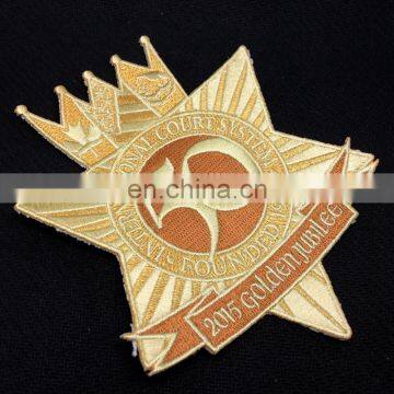 Best Selling Logo Patches Embroidered Iron on Fabric photo-5
