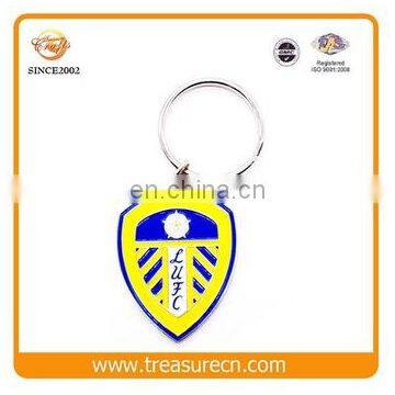 Wenzhou Cheap Custom Keychains Shield Wholesale Design Enamel Metal keychain