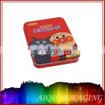 Rectangle puzzle game tin box