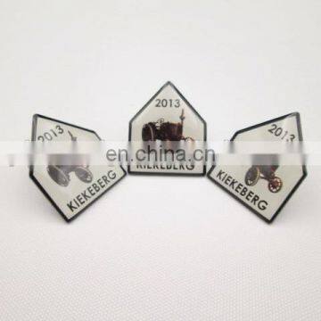 offset print custom metal lapel pin badge