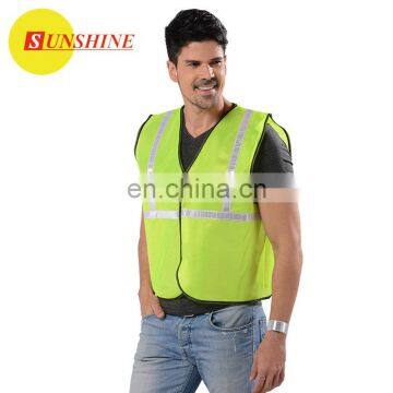 adult High Quality Car Yellow Safety Vest