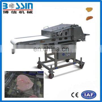 Low energy waste large scale meat flatten machine