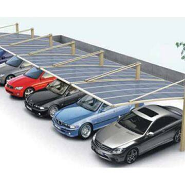 Car Park Solar Canopies Carport Solar System Aluminum Alloy