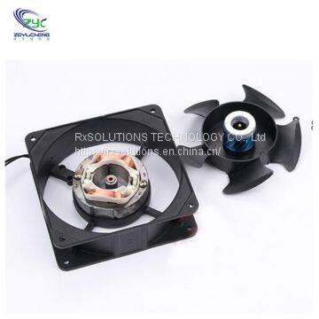 110*110*25mm AC 110V 220V FAN Computer Case Aluminum Alloy Frame Cooling Fan With 2wire photo-2