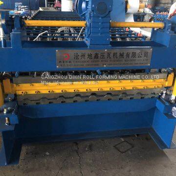Professional Low Price Double Layer Roof Roll Forming Machine Tile Pressing Forming Machine photo-4