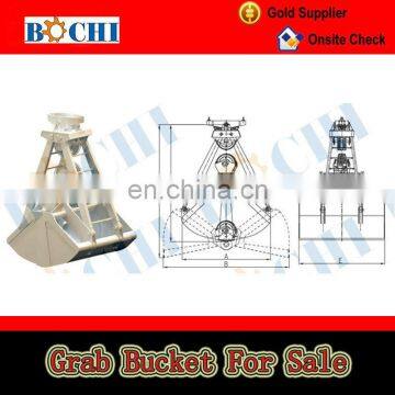 Four Rope Double Petal Crane Grab Bucket