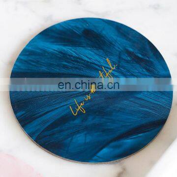 China Supplier Personalized Felt Natural Printing Coaster Manufacturer photo-5