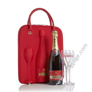 Manufacturer Carrying Waterproof Zipper Wine And Glass Carrier Bag photo-4