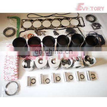 truck Overhaul 6HK1 rebuild kit piston ring liner cylinder head gasket bearing valve crankshaft conrod pump