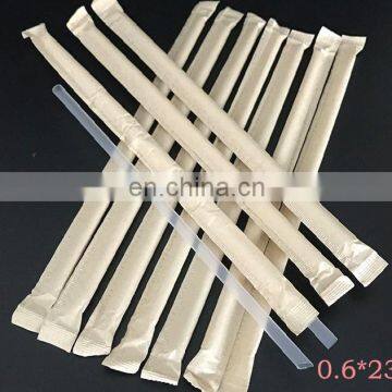 HAS VIDEO High speed single drinking straw packing machine 600pcs per minute For paper and plastic bag Without Printing