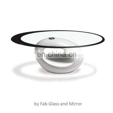 Tempered Coffee Table Glass Top Clear Floating Glass Table Top