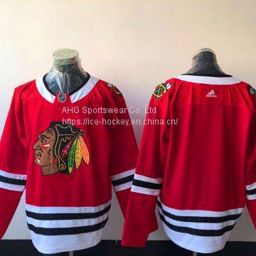 Chicago Blackhawks Blank Women Red Jersey