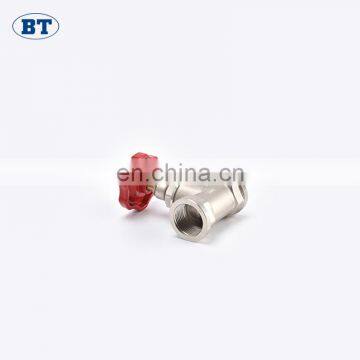 BT4017 Best Prices Stainsteel Brass Kitz Gate Valve With Red Handle photo-6