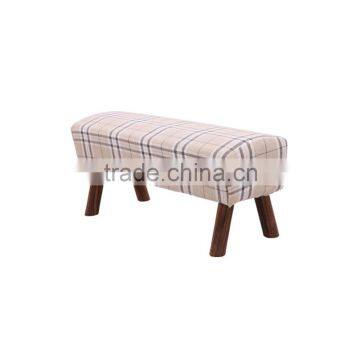 French Style Upholstery Bench,Wooden Frame Bench,Long Upholstery Bench