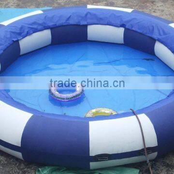 Safe inflatable children swimming pool