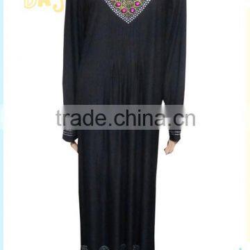 fashion 2015 Ladies Black muslim clothing kaftans jilbab MUSLIM ABAYA