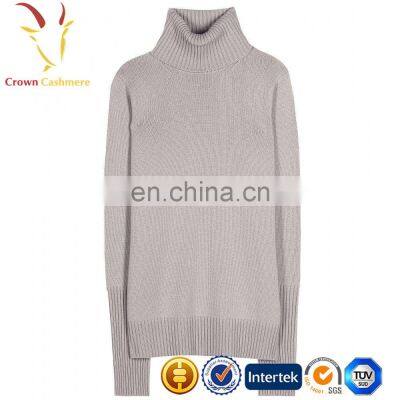 Light Pink Cashmere Knitwear Womens Sweater Top photo-3