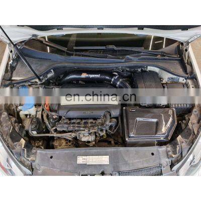 New Developed Auto Parts Fabricated 3k Twill Carbon Fiber Cold Air Engine Intake System Kit For Volkswagen MK6 GTI 2.0T EA888