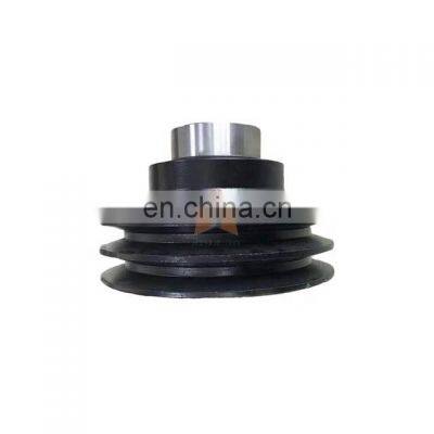 Excavator Crankshaft belt pulley for E320B/C/S6K diesel engine parts Crankshaft pulley Double slot