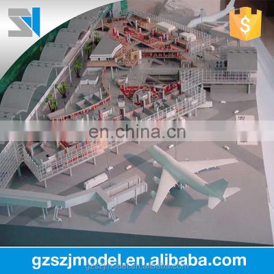 Famous building miniature model airport scale model maker