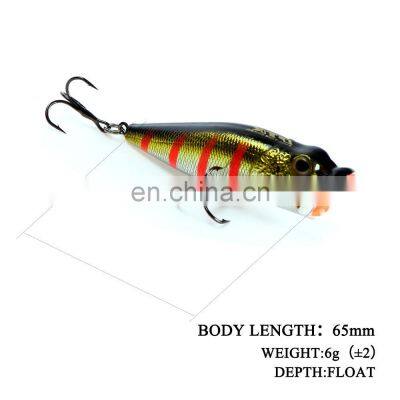 Hot Selling 6.5cm 6g Fishing Bionic Popper Lures Fishing Lures photo-3