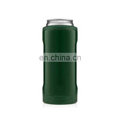 sublimation tumbler customized printing coated vacuum metal can cooler stainless steel wide